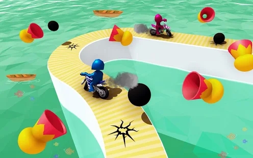 有趣的自行车比赛3D截图