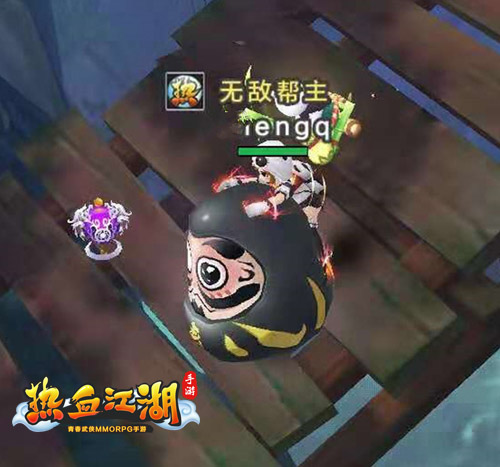 一起摇摆 《热血江湖手游》不倒翁坐骑教你打醉拳