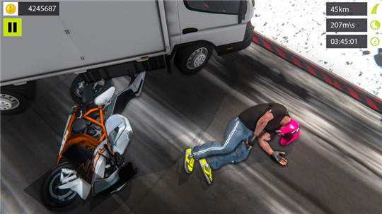 公路摩托车赛车3D截图