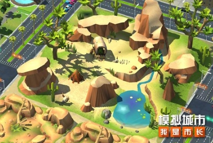 《模拟城市：我是市长》精彩复现西部片中的枪战峡谷