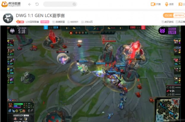 虎牙LCK：GEN神奇偷龙逆天翻盘击败DWG拿下胜利