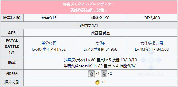 命运冠位指定