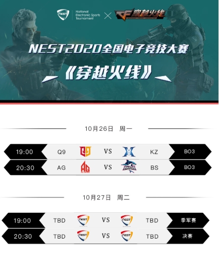 NEST2020《穿越火线》总决赛即将上演！