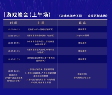GTC2020全球流量大会 | 游戏专场细节全公布，共话出海新未来