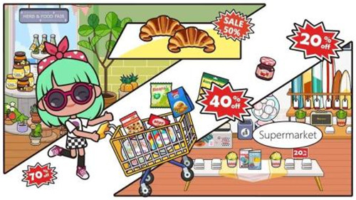 米加小镇商店游戏截图
