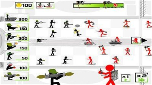 火柴人军队捍卫者截图
