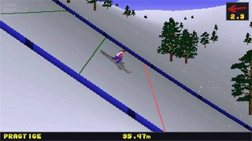豪华滑雪跳跃2手机游戏截图