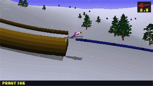 豪华滑雪跳跃2手机游戏截图