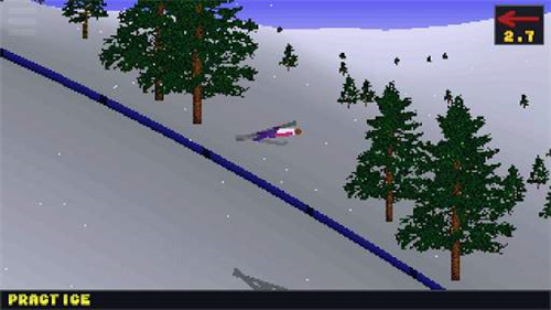 豪华滑雪跳跃2手机游戏截图