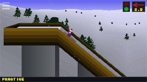 豪华滑雪跳跃2手机游戏截图