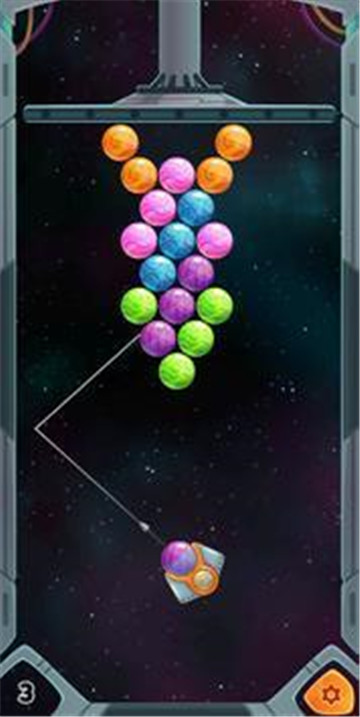彩色星球射击截图