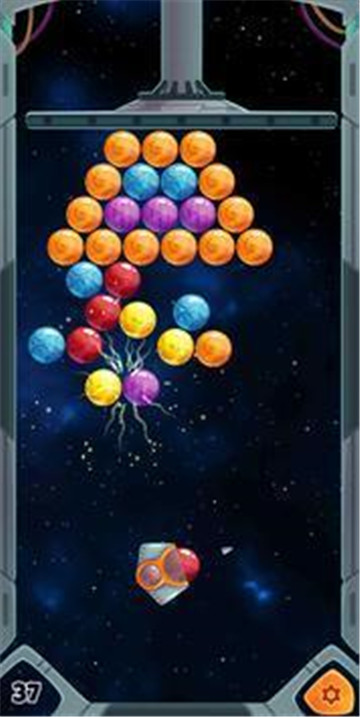 彩色星球射击游戏截图
