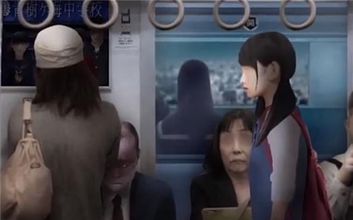 一个女孩在地铁走的游戏截图