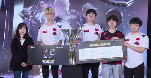 长风破浪会有时，直挂云帆济沧海！恭喜NH战队荣获PGC2021总冠军！