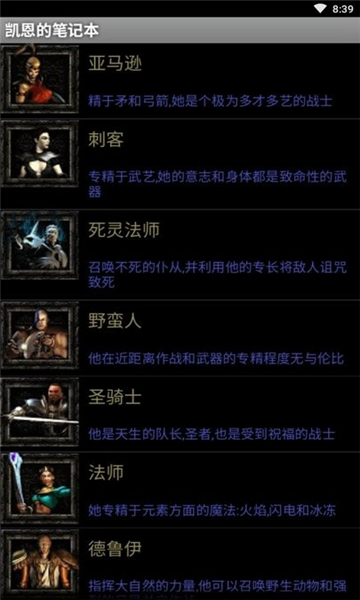 暗黑2凯恩的笔记本截图