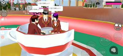 樱花校园模拟器1.039.95英文版