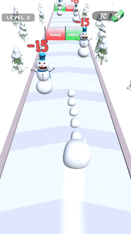 收集雪球跑游戏截图