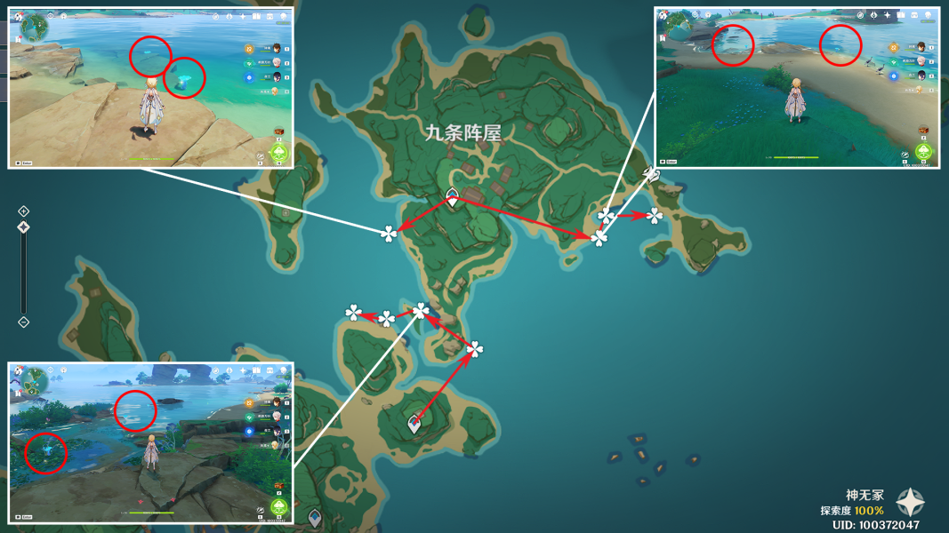 原神海灵芝位置 原神海灵芝采集路线