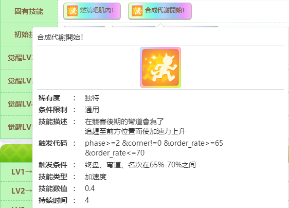 闪耀优俊少女目白赖恩继承哪些固有 赛马娘目白赖恩种马继承推荐