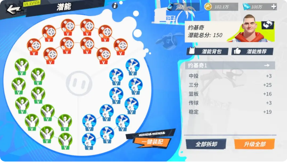 全明星街球派对约基奇潜能推荐 全明星街球派对约基奇潜能加点
