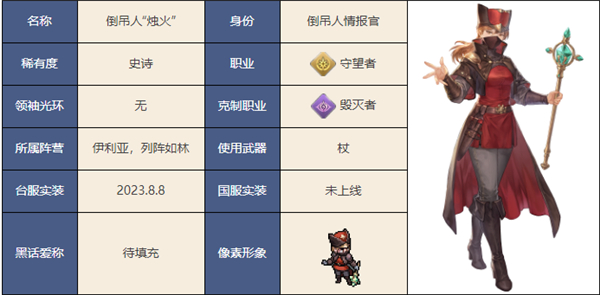 铃兰之剑倒吊人烛火怎么样 铃兰之剑倒吊人烛火技能介绍