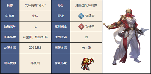 铃兰之剑光辉使者利刃怎么样 铃兰之剑光辉使者利刃技能介绍