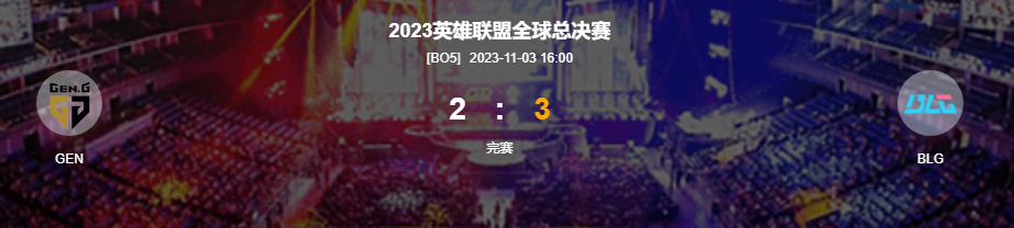 英雄联盟S13四分之一决赛BLG3-2艰难击败GEN成功晋级四强