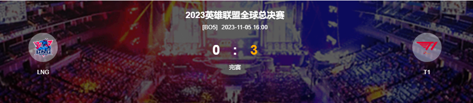 英雄联盟S13四分之一决赛LNG不敌T1惨遭淘汰无缘四强