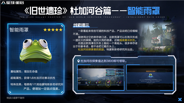 星球重启智能雨罩怎么获得 星球重启智能雨罩获取方法