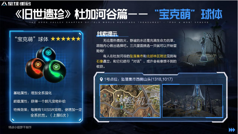 星球重启宝克萌球体怎么获得 星球重启宝克萌球体位置