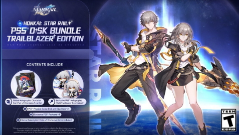《崩坏：星穹铁道》PS5实体版预购已上线百思买 售价40美元