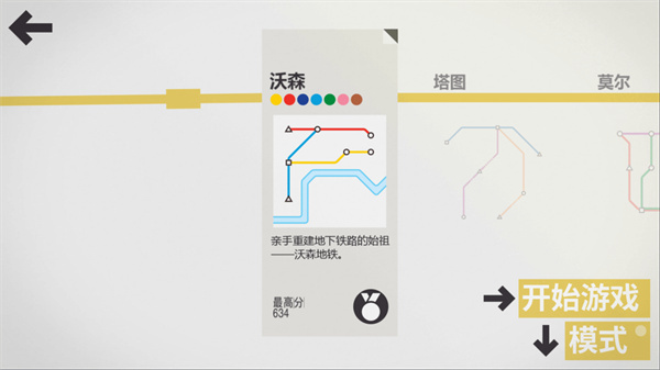 模拟地铁汉化版截图