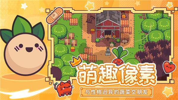 大头菜菜历险记手游截图