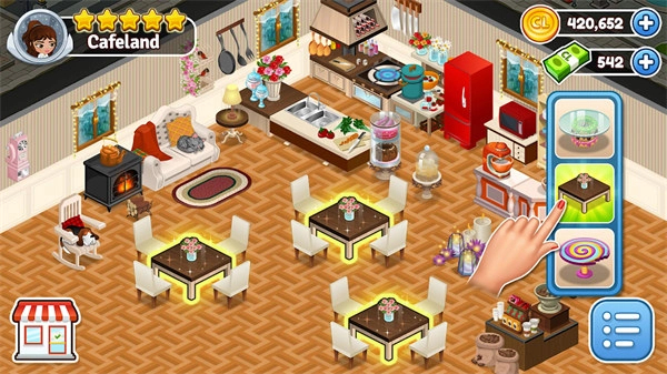 cafeland餐厅截图