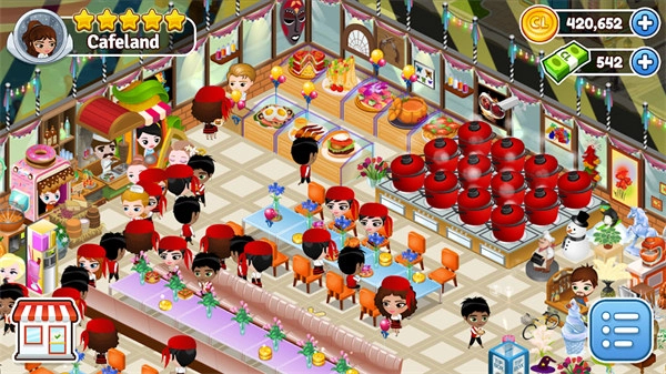 cafeland餐厅截图