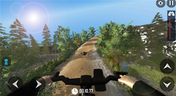 山地自行车挑战模拟游戏截图